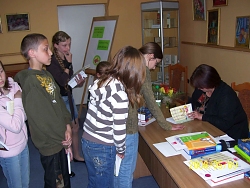 Spotkanie autorskie z Krystyną Śmigielską oraz konkurs Czytelnik roku 2007
